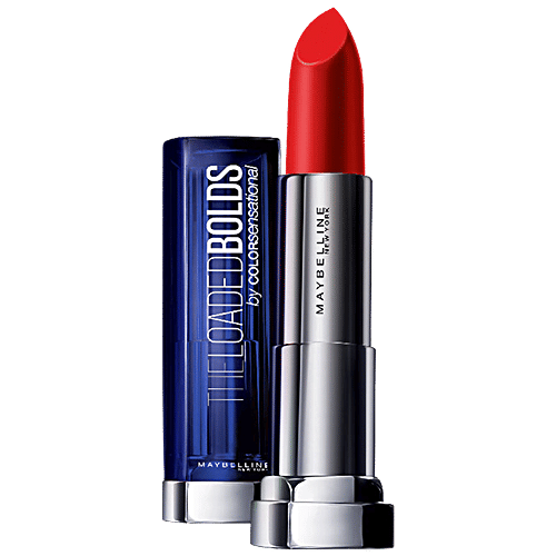 Maybelline New York Color Sensational Loaded Bold Lipstick - Dynamite Red, 3.9 g  