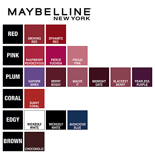 Maybelline New York Color Sensational Loaded Bold Lipstick - Raspberry Rendezvous, 3.9 g  