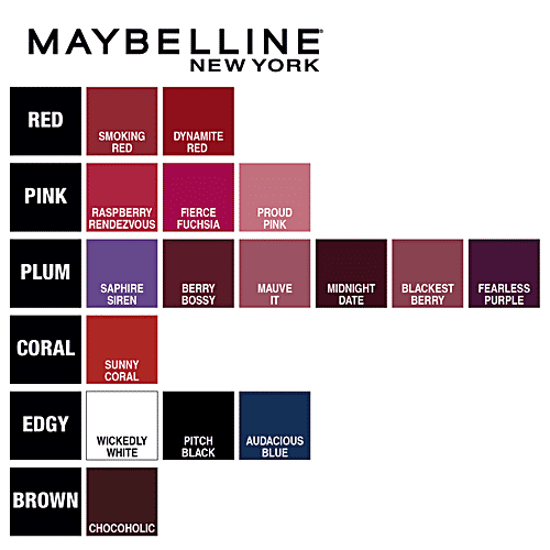 Maybelline New York Color Sensational Loaded Bold Lipstick - Berry Bossy, 3.9 g  