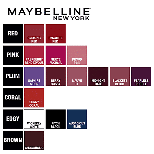 Maybelline New York Color Sensational Loaded Bold Lipstick - Fearless Purple, 3.9 g  
