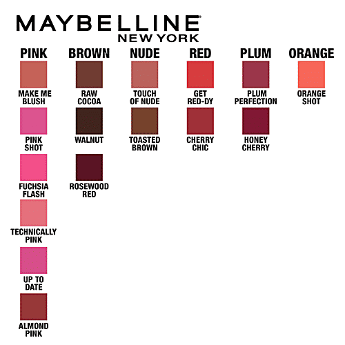 Maybelline New York Color Sensational Powder Matte Lipstick - Cherry Chic, 3.9 g  