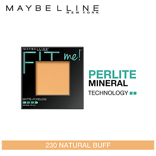 Maybelline New York Fit Me Matte + Poreless Powder - 230 Natural Buff, 8.5 g  