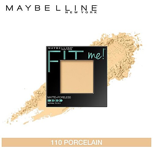 Maybelline New York Fit Me Matte + Poreless Powder - 110 Porcelain, 8.5 g  