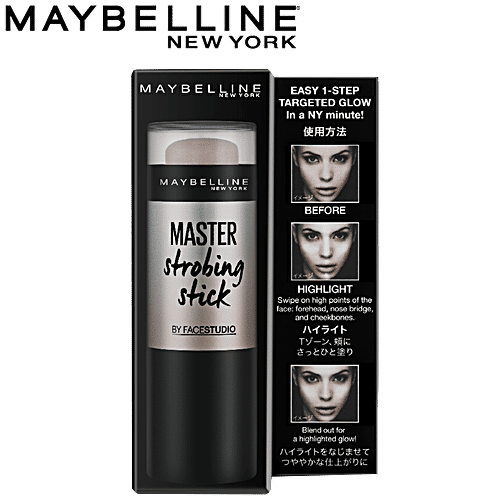 Maybelline New York Face Studio Master Strobing Stick - Pink, 10 g  