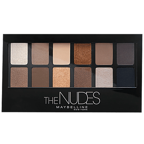 Maybelline New York The Nudes Eyeshadow Palette, 9 g  