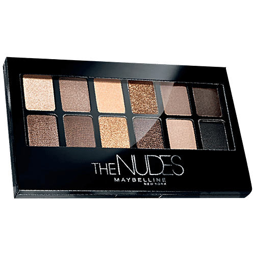 Maybelline New York The Nudes Eyeshadow Palette, 9 g  