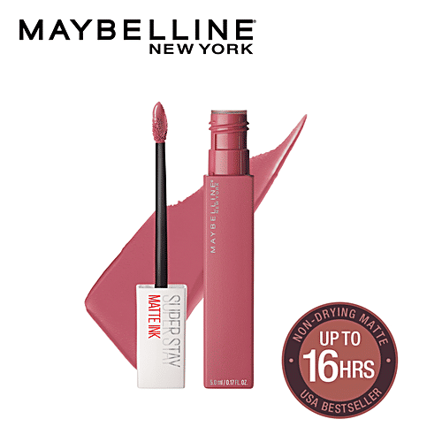 Maybelline New York Super Stay Matte Ink Liquid Lipstick - 15 Lover, 5 gm  