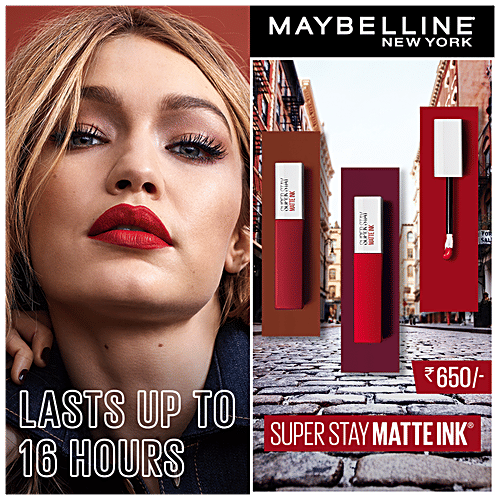 Maybelline New York Super Stay Matte Ink Liquid Lipstick - 15 Lover, 5 gm  