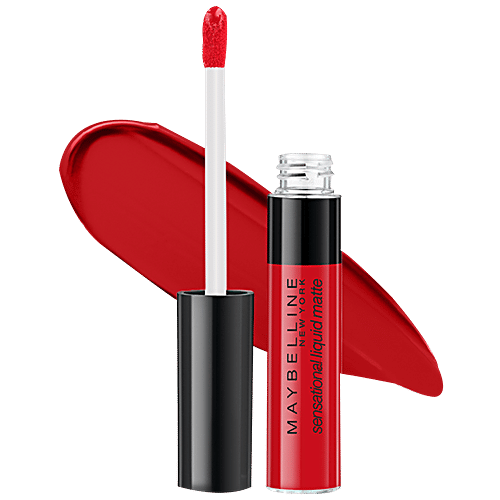 Maybelline New York Sensational Liquid Matte Lipstick - 01, To The Fullest, 7 g  