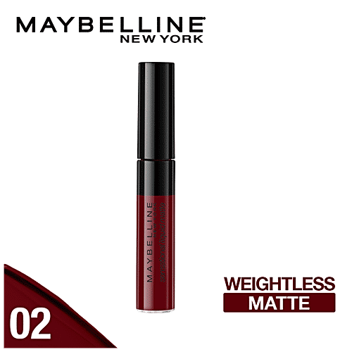 maybelline sensational liquid matte 02