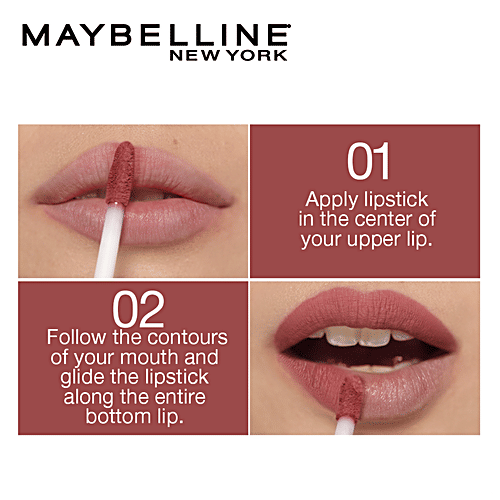 Maybelline New York Sensational Liquid Matte Lipstick - 05, Keep It Mellow, 7 g  