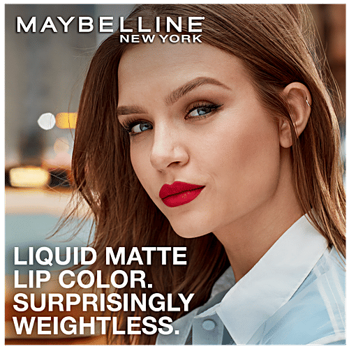Maybelline New York Sensational Liquid Matte Lipstick - 05, Keep It Mellow, 7 g  