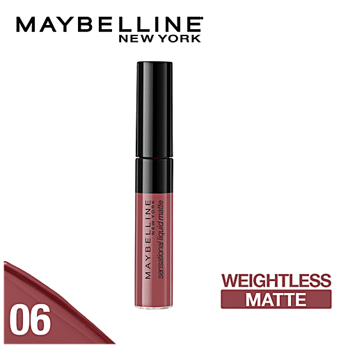 Maybelline New York Sensational Liquid Matte Lipstick - 06, Best Babe, 7 g  