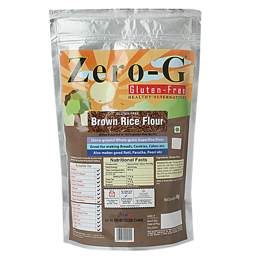 Zero - G Brown Rice Flour, 1 kg Pouch Gluten Free, Wheat Free & Egg Free