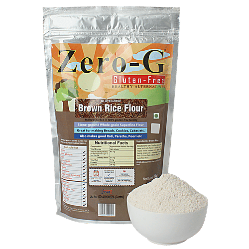 Zero - G Brown Rice Flour, 1 kg Pouch Gluten Free, Wheat Free & Egg Free