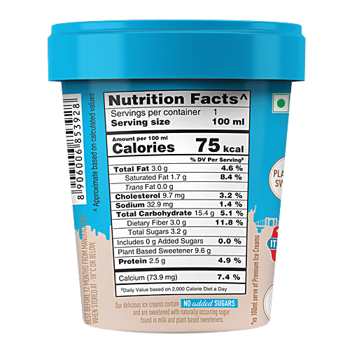 Buy THE BROOKLYN CREAMERY Sea Salt Caramel MF Ice Cream Online at Best