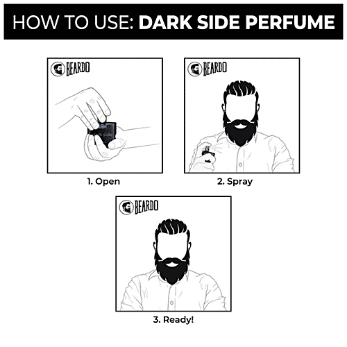 Beardo Dark Side Perfume For Men, 100 ml  