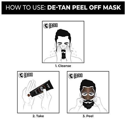Beardo De-Tan Peel Off Mask, 100 g  