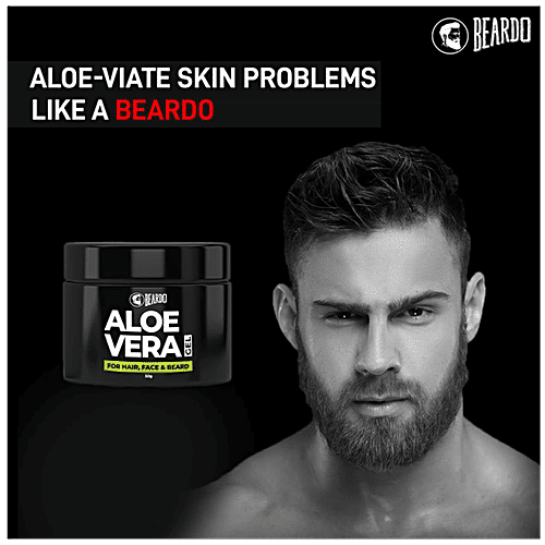 Buy Beardo Aloe Vera Gel For Hair, Face & Beard Online at Best Price