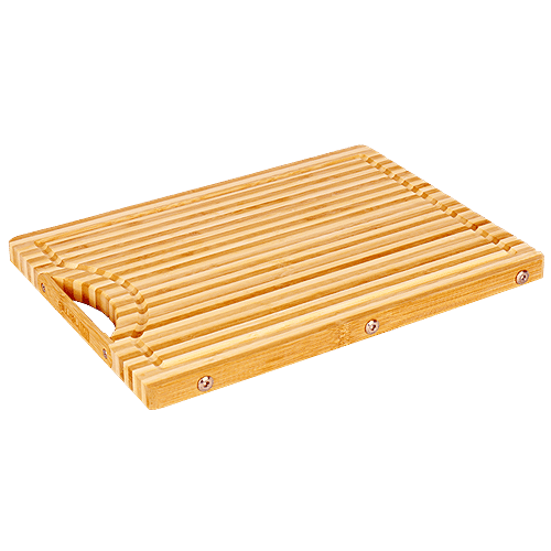 BB Home Chopping Board With Handle - Bamboo Wood, BH 101, 1 pc  