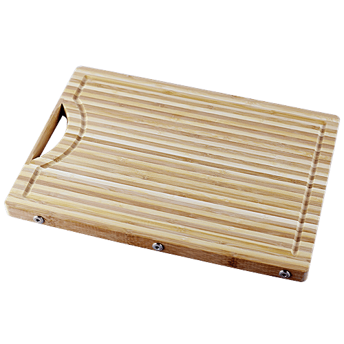 BB Home Chopping Board With Handle - Bamboo Wood, BH 101, 1 pc  