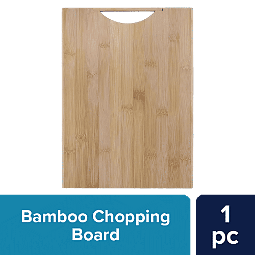 bb home Chopping/Cutting Board - Bamboo Wood, 32 cm x 21.5 cm x 1.7 cm, BH102, 1 pc  