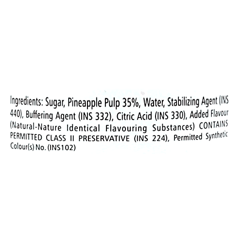 Manama Pineapple Crush, 750 ml  No Cholesterol