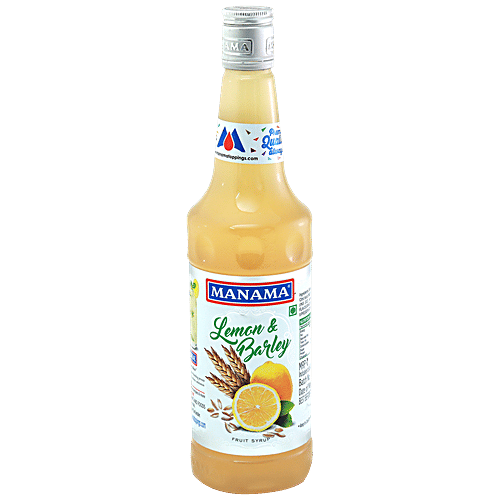 Manama Lemon Barley Syrup, 750 ml  No Cholesterol