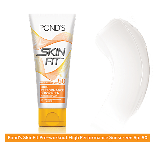 Ponds Skin Fit - Pre-Workout High Performance Sunscreen, SPF 50, 100 g  
