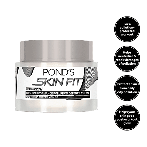 Ponds Skin Fit - Pre-Workout High Performance Pollution Defence Crème, 50 g  
