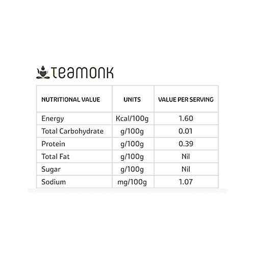 Teamonk Nilgiri White Tea - Tennen Platinum Tip, 125 g Natural, No Total Fat, No Sugar