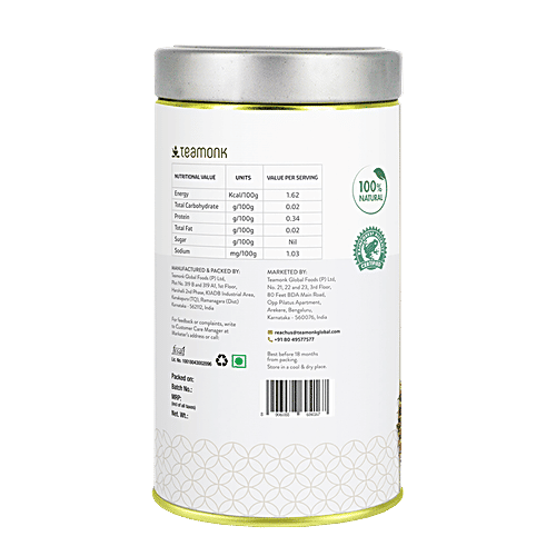 Teamonk Nilgiri Green Tea - Yakuso Tulsi, 125 g  