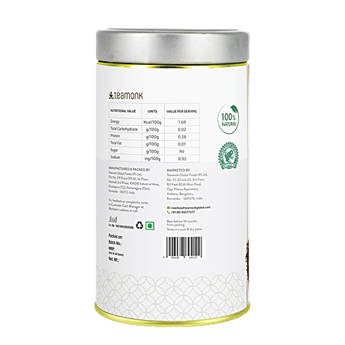 Teamonk Darjeeling Oolong Tea - Tapas, 125 g  