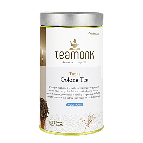 Teamonk Darjeeling Oolong Tea - Tapas, 125 g  