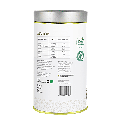 Teamonk Kimaya White Tea, 125 g  Natural, No Sugar