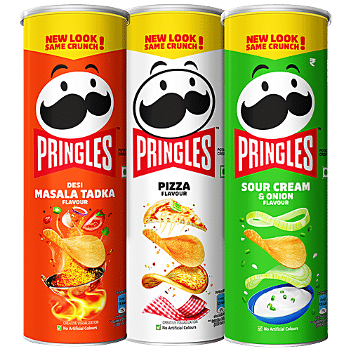 Pringles Potato Crisps - Flavours of Freedom, 321 g  