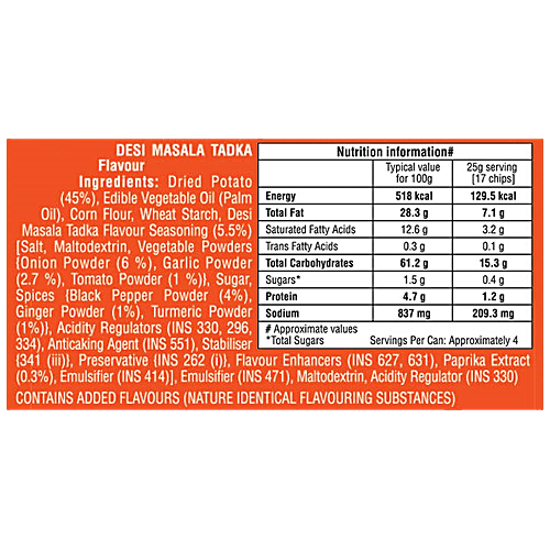 Pringles Potato Crisps - Flavours of Freedom, 321 g  