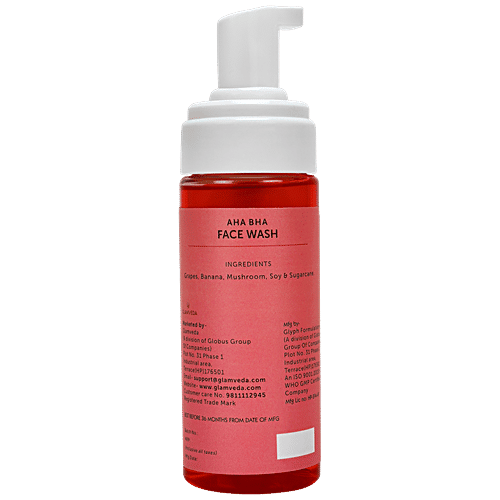 Buy Glamveda Aha & Bha Foaming Face Wash Online at Best Price bigbasket