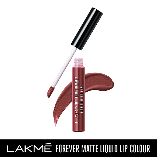 Lakme Forever Matte Liquid Lip Colour - Nude Dream, 5.6 ml  