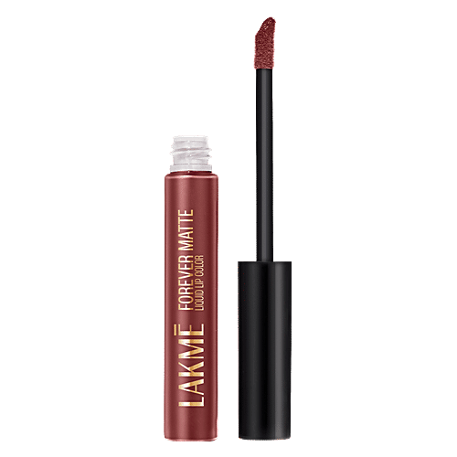 Lakme Forever Matte Liquid Lip Colour - Nude Dream, 5.6 ml  