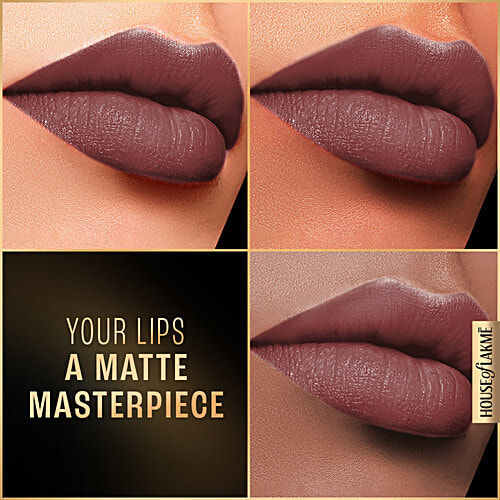 Lakme Forever Matte Liquid Lip Colour - Nude Dream, 5.6 ml  