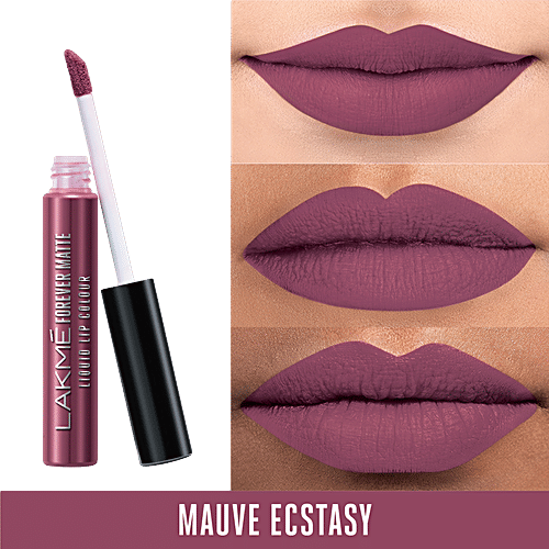 Lakme Forever Matte Liquid Lip Colour - Mauve Ecstasy, 5.6 ml  