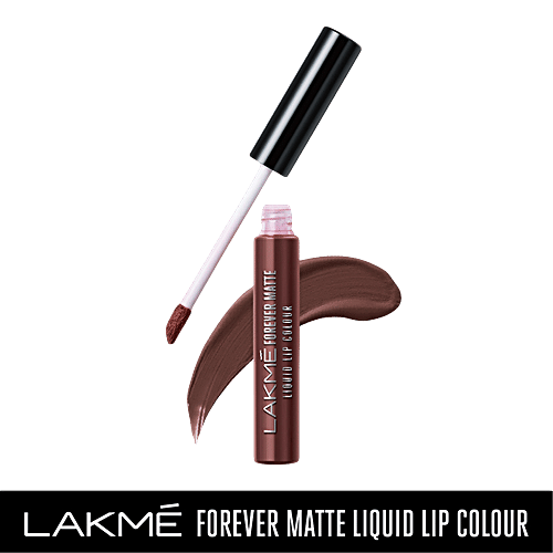 Lakme Forever Matte Liquid Lip Colour - Brown Espresso, 5.6 ml  