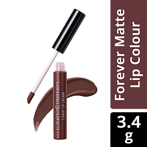 Lakme Forever Matte Liquid Lip Colour - Brown Espresso, 5.6 ml  