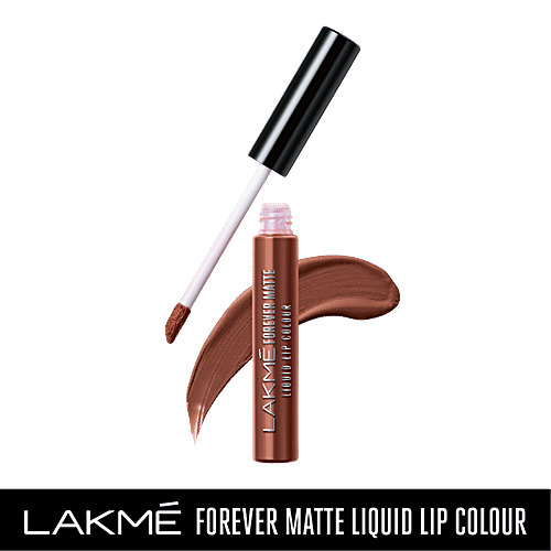 Lakme Forever Matte Liquid Lip Colour - Nude Twist, 5.6 ml  