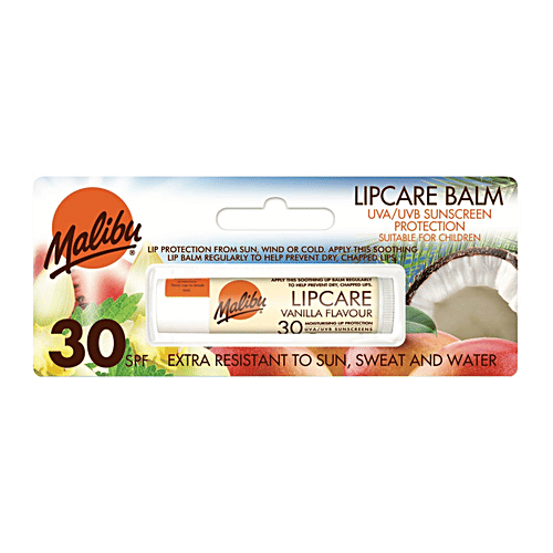 Buy Malibu Lip Care Vanilla Flavour, SPF 30 Online at Best Price of
