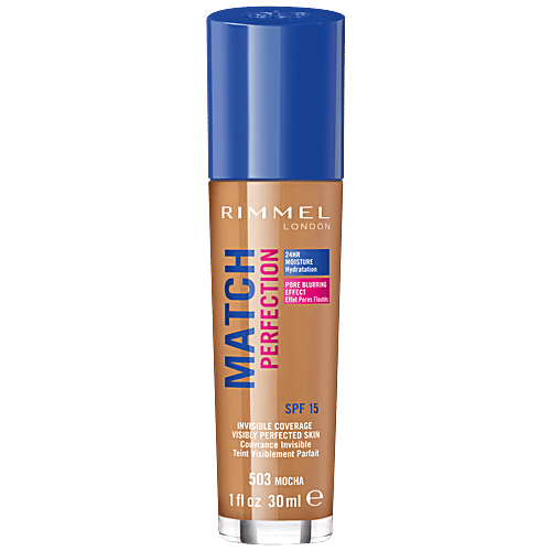 Rimmel London Match Perfection Foundation - 503 Mocha, 30 ml  