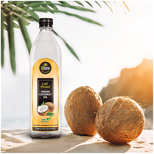 Disano Cold Pressed Virgin Coconut Oil, 250 ml  No Mineral Oil