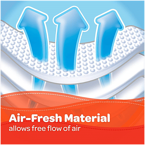 Huggies New Dry Diapers - Medium Size, 60 pcs (Pack of 2) 