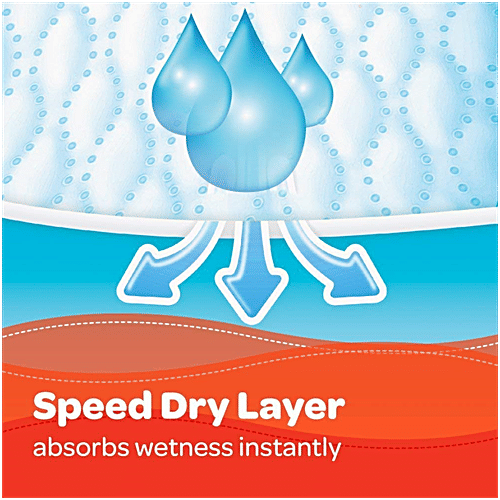 Huggies New Dry Diapers - Medium Size, 60 pcs (Pack of 2) 